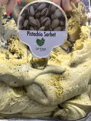   at Gelateria Zotos in Santorini