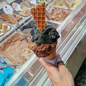  at Gelateria Zotos in Santorini