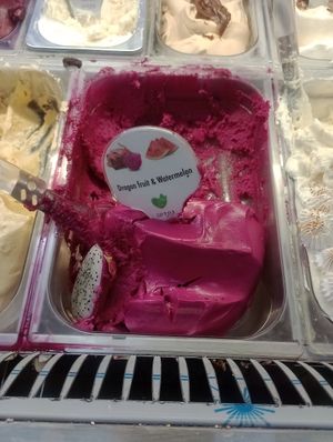 Sorbet at Gelateria Zotos in Santorini