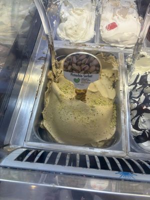   at Gelateria Zotos in Santorini