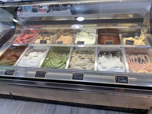 All sorbets are vegan  at Gelateria Zotos in Santorini
