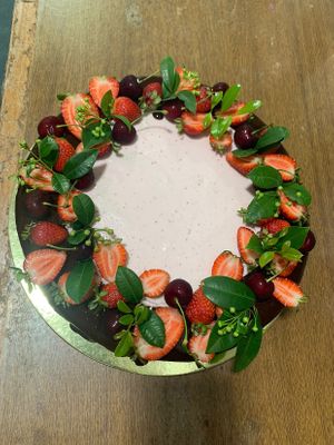 Vegan cake  at Furn El Sabaya in Aamchit