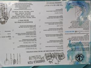 Two sided! at The Rusty Oven - Pizzeria in Dunfanaghy