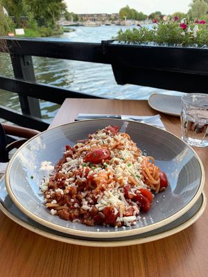 Complete vegan Bolognese  at De Beren in Leerdam