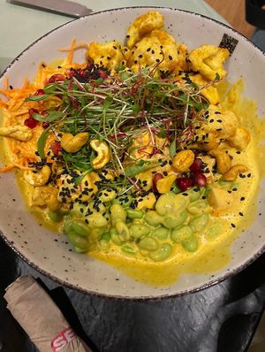 vegan Tofu magic with cauliflower instead of fennel  at SESH in Wallisellen