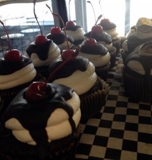 Amazingly delicious vegan cupcakes at Papa Ganache in Matawan