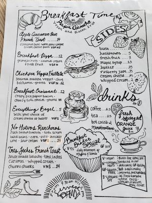 BK Menu at Papa Ganache in Matawan