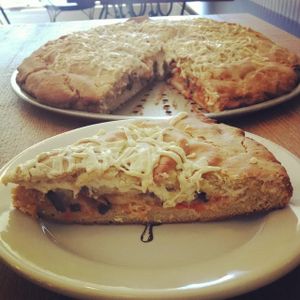 Eggplant Parm Pizza - Gluten Free at Papa Ganache in Matawan
