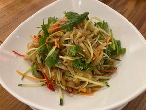 Cucumber noodle salad (黃瓜拉皮) at XiángHé 祥和 - Serenity in Taipei