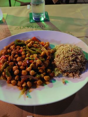 Chickpea casserole at The Olive Tree in Zakinthos