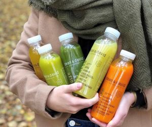 Cold-Pressed-Juices :-) at Dean & David - Kaiserstraße in Karlsruhe