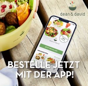 Dean&David App😄 at Dean & David - Kaiserstraße in Karlsruhe