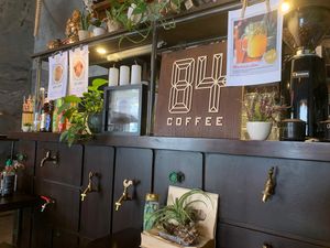 The beautiful front counter   at Caphe HOA 2 in Berlin