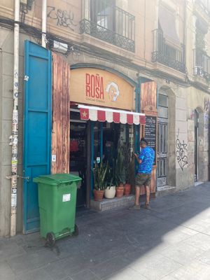 Outside at Doña Rosa in Barcelona