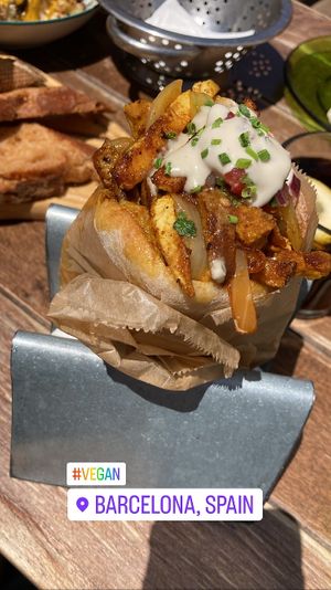 Vegan Shawarma in Pita  at Doña Rosa in Barcelona