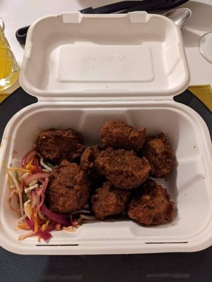 Crunchy lentil bites 😋 at Tiger on The Wall in Inverness