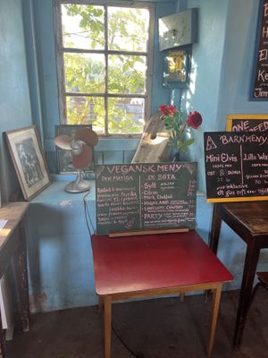 Vegan menu  at Crêperie Tati in Faro