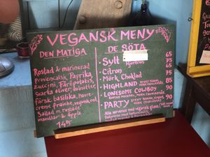 Menu at Crêperie Tati in Faro