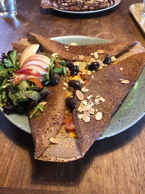 Vegan crepe at Crêperie Tati in Faro