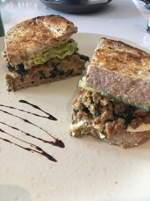 Vegan tuna sandwich at Essence Natural  in Vaughan