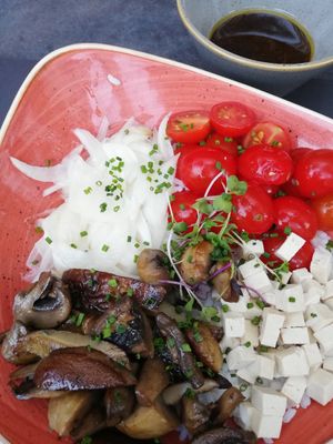 Pokebowl at Aromatic Restaurant in Altafulla