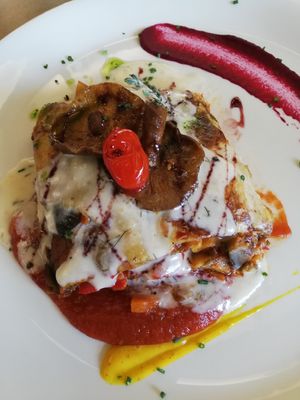 Lassanya at Aromatic Restaurant in Altafulla