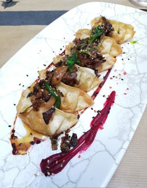 Gyozes at Aromatic Restaurant in Altafulla