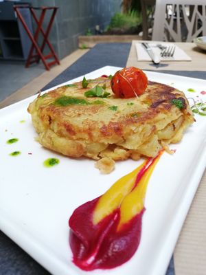 Truita de patates at Aromatic Restaurant in Altafulla