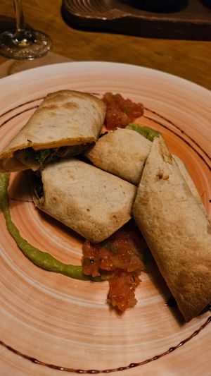 Burrito at Aromatic Restaurant in Altafulla