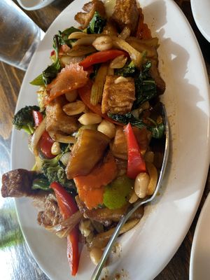 Spicy Thai Eggplant   at Thai on Ski Run in South Lake Tahoe