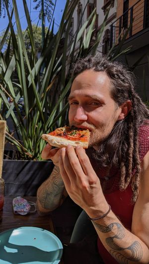 Best pizza at Pizza Futura in Mexico City