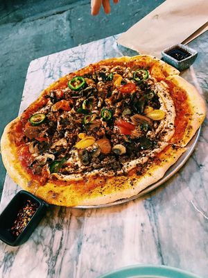 Pizza 😍 at Pizza Futura in Mexico City