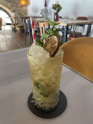 Kiwi mint  at Cafe Carrilana in Santiago De Compostela