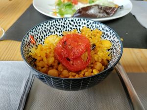 A little taster of the rice of the day at La Cuina d'Adel in Valencia