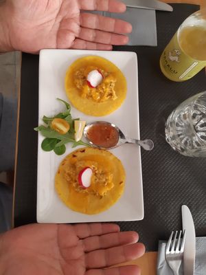 Menú del día/Starter/Tacos at La Cuina d'Adel in Valencia