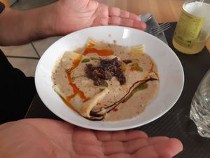 Menú del día/Main/Ravioli at La Cuina d'Adel in Valencia