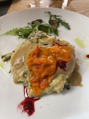 Spinach Lasagne  at La Cuina d'Adel in Valencia