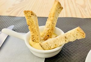 Welcome starter😋  at La Cuina d'Adel in Valencia