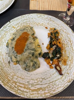 Lasaña de espinacas  at La Cuina d'Adel in Valencia