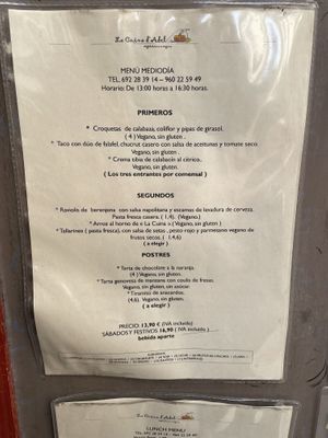   at La Cuina d'Adel in Valencia