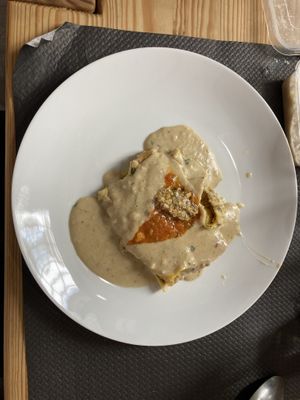 Pumpkin cannelloni  at La Cuina d'Adel in Valencia