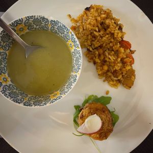 3-dish vegan starter at La Cuina d'Adel in Valencia