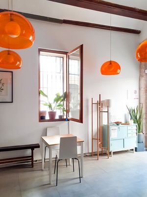 Inside at La Cuina d'Adel in Valencia