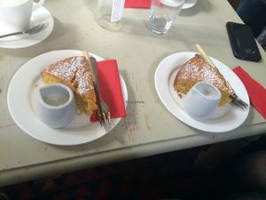 Mango Cake at Kyffin Cafe Deli in Bangor