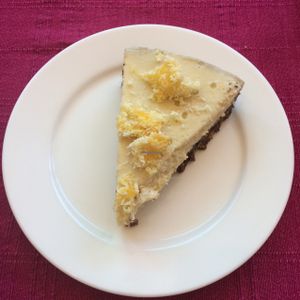 Mango & Coconut Mousse Cake at Kyffin Cafe Deli in Bangor
