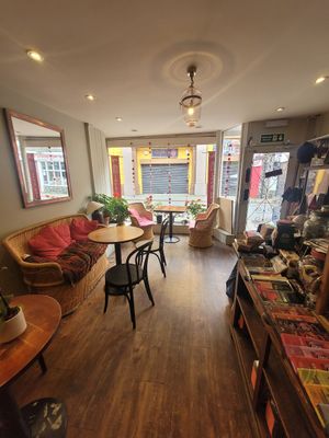 Caffi Kyffin Inside at Kyffin Cafe Deli in Bangor