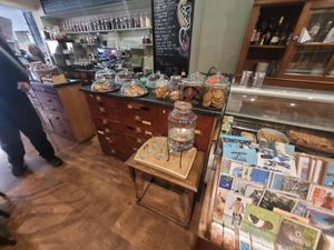 Cakes Display at Kyffin Cafe Deli in Bangor