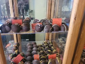 Vegan Chocolates at Kyffin Cafe Deli in Bangor