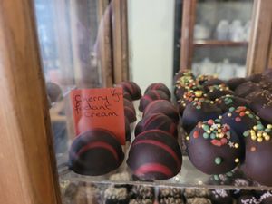 Vegan Chocolates at Kyffin Cafe Deli in Bangor