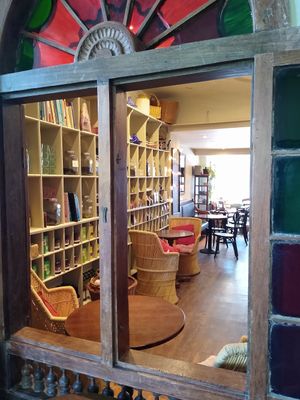 Main cafe at Kyffin Cafe Deli in Bangor